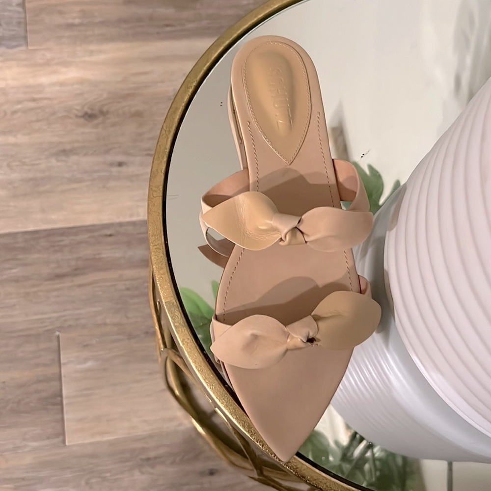 Tan slippers